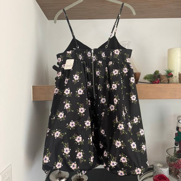 Free People In A Bubble Mini Dress in Black - Picture 5 of 7